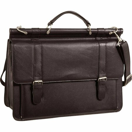 A1 LUGGAGE Executive Briefcase, Dark Brown A12619195
